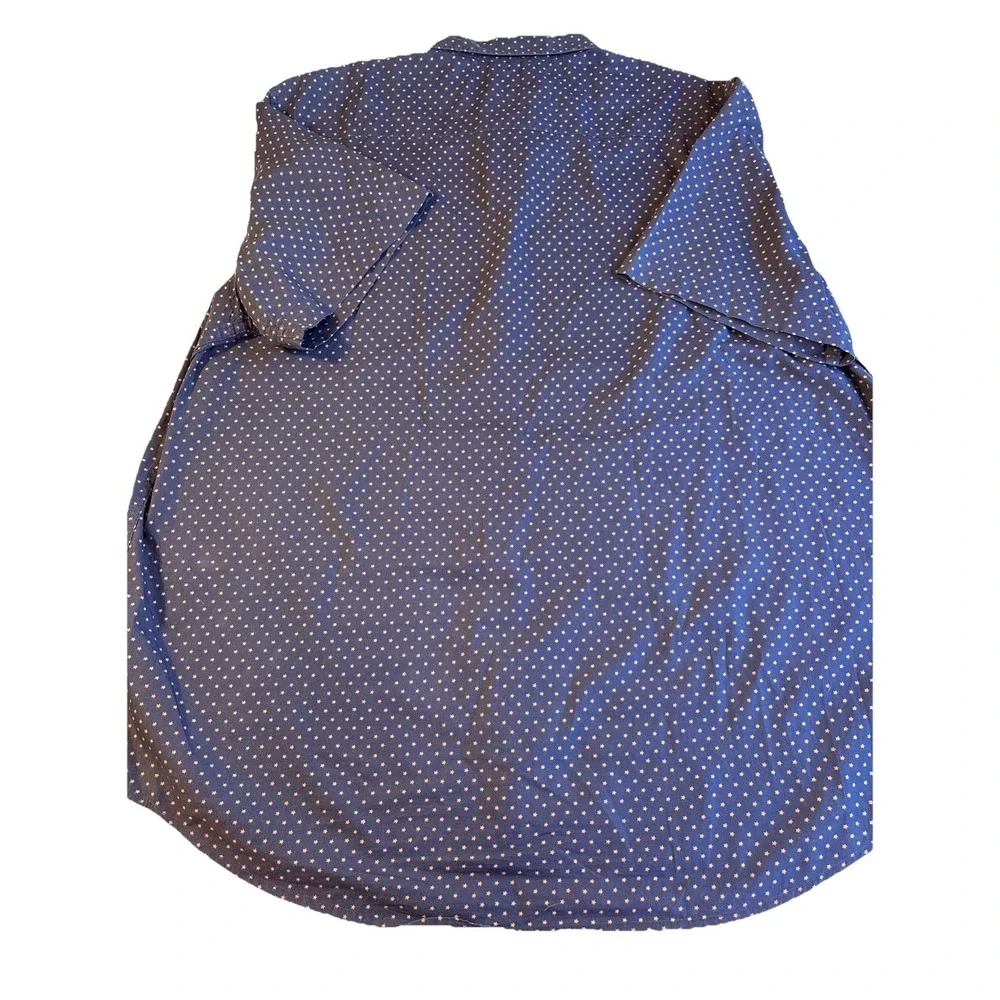 DENIM  & SUPPLY Ralph Lauren Stars ⭐️⭐️ Shirt Men's 2XL‎ Navy Short Sleeved
